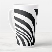 Statische stijl latte mok (Linkerhoek)