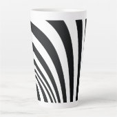 Statische stijl latte mok (Voorkant)