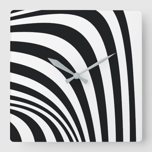Statische stijl vierkante klok (Voorkant)