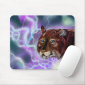Statische Storm Lighting Saber Muismat (Met muis)