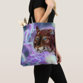 Statische Storm Lighting Saber Tote Bag (Dichtbij)