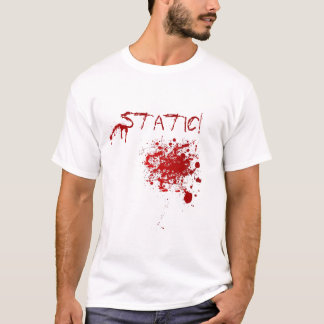 Statische T-shirt met "Spatter"