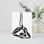 Statische tegendrukbalans briefkaart (Staand voorkant)