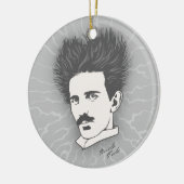 Statische Tesla Keramisch Ornament (Links)