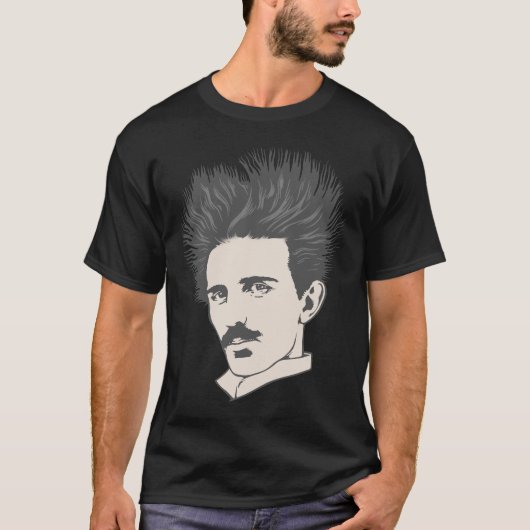 Statische Tesla T-shirt (Voorkant)