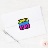 Statisten gaan Stickers (Envelop)