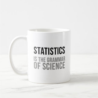 Statistiek Is De Grammatica Van De Wetenschap Koffiemok