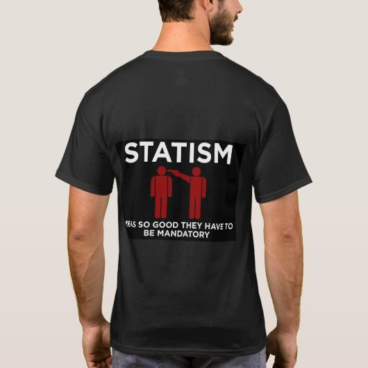 Statistiek Quotes en zinnen, Statistiek is Problem T-shirt (Achterkant)