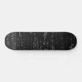 Statistiek schoolbord skateboard (Horizontaal)