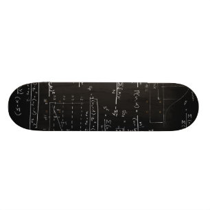 Statistiek schoolbord skateboard