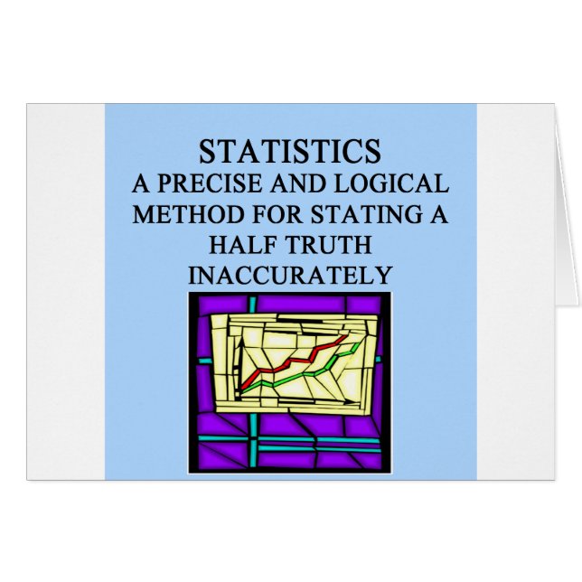 STATISTIEK statisticus humor (Voorkant Horizontaal)
