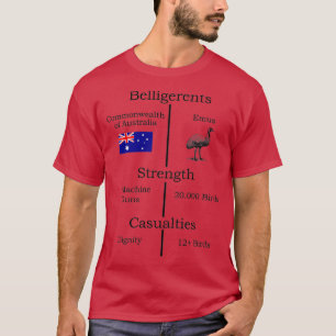 Statistiek van de Grote Emu-oorlog T-shirt