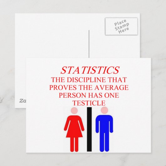 STATISTIEKEN BRIEFKAART (Voorkant / Achterkant)