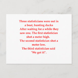 statistieken briefkaart