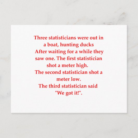 statistieken briefkaart (Voorkant)