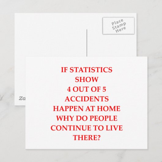 statistieken briefkaart (Voorkant / Achterkant)