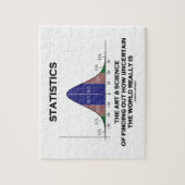 Statistieken de kunst en de wetenschap van het vin legpuzzel (Verticaal)