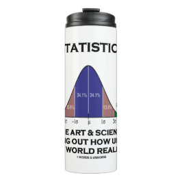 Statistieken de kunst en de wetenschap van het vin thermosbeker