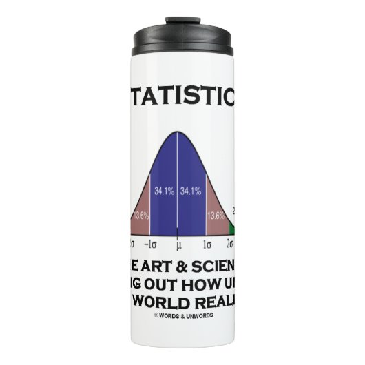 Statistieken de kunst en de wetenschap van het vin thermosbeker (Voorkant)