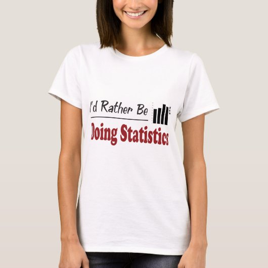Statistieken doen t-shirt (Voorkant)