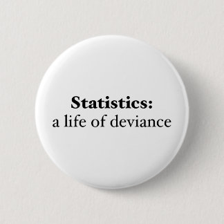 Statistieken: een afwijking ronde button 5,7 cm