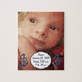 Statistieken geboorte baby jongen Nautilus marine Legpuzzel