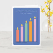 Statistieken Grafiek Grappig Verjaardag Wenskaart Kaart (Gele Bloem)