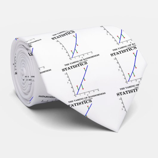 Statistieken het Taming van Randomness (Stats Humo Stropdas (Opgerold)