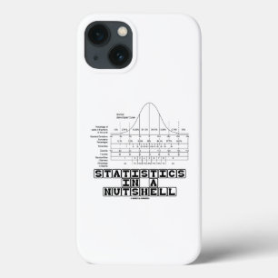 Statistieken in een borstvaten van de Nutshell Case-Mate iPhone Case
