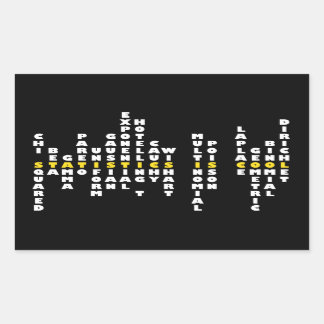 Statistieken is Cool Sticker