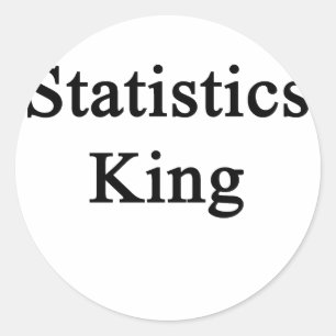 Statistieken Koning Ronde Sticker