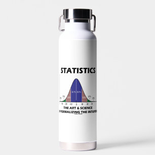 Statistieken maken wetenschap van het formaliseren waterfles