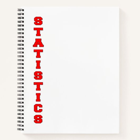 Statistieken Notitieboek (Voorkant)