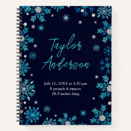 Statistieken omtrent de geboorte van blauwe en zil notitieboek