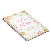 Statistieken omtrent de geboorte van roze en gouds notitieboek (Rechterzijde)