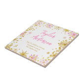 Statistieken omtrent de geboorte van roze en gouds tegeltje (Zijkant)