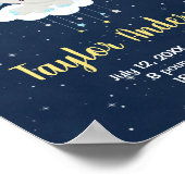 Statistieken over de geboorte van Elephant Yellow Poster (Hoek)