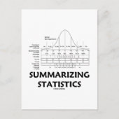 Statistieken samenvatten briefkaart (Voorkant)