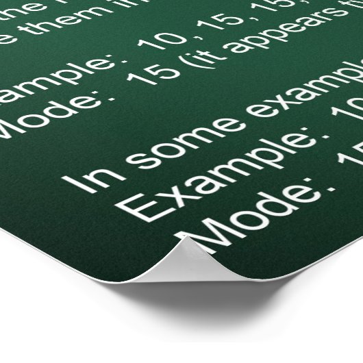 Statistieken *UPDATED* Poster (Hoek)