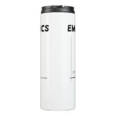 Statistieken van de Embrace zijn normaal bollen kr Thermosbeker (Achterkant)