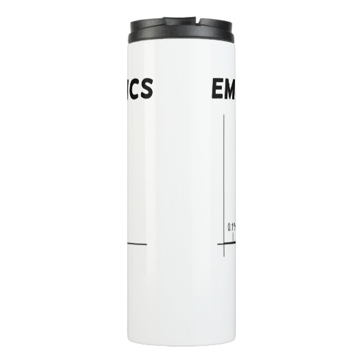 Statistieken van de Embrace zijn normaal bollen kr Thermosbeker (Achterkant)