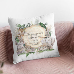 Statistieken van geboortes van safari dierbaby's i kussen