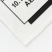 STATISTIEKEN VAN HET ZONNESTELSEL FLEECE DEKEN (Hoek)