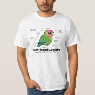 Statistieken van peach-face Lovebird T-shirt