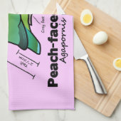 Statistieken van peach-face Lovebird Theedoek (Quarter Fold)