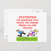 statistiekgrap briefkaart (Voorkant / Achterkant)