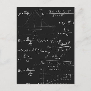 Statistisch bord briefkaart