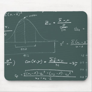 Statistisch bord muismat