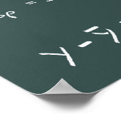 Statistisch bord poster (Hoek)