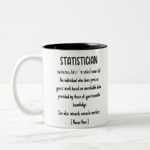 Statistisch Definitie Grappig Custom Gift Tweekleurige Koffiemok